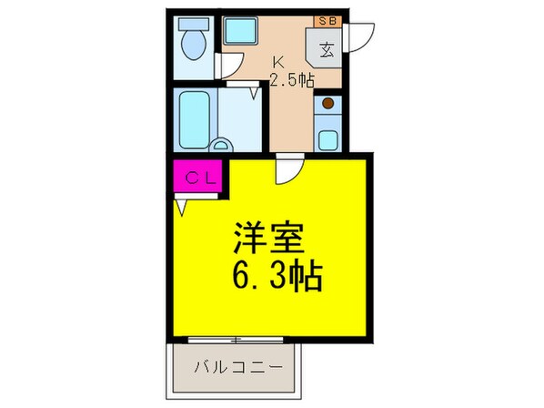 ｼｬﾙﾑEK-1の物件間取画像